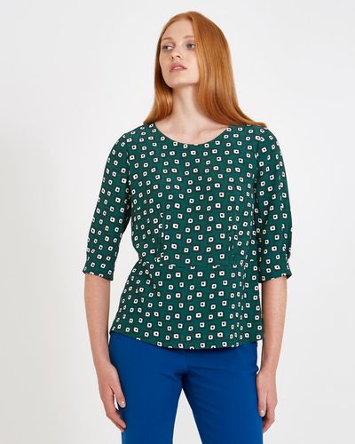 Carolyn Donnelly The Edit Geo Print Top thumbnail