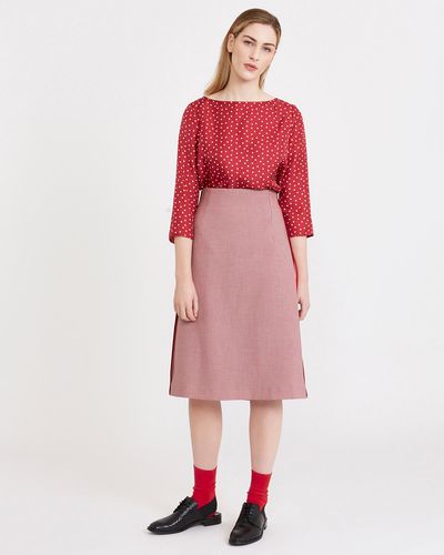 Carolyn Donnelly The Edit Houndstooth Skirt thumbnail