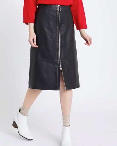 Carolyn Donnelly The Edit Leather Skirt thumbnail