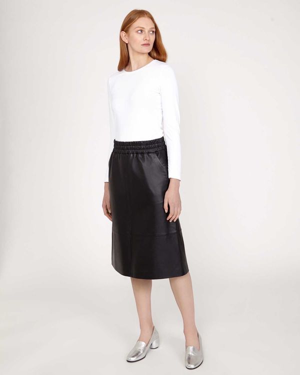 Dunnes Stores | Black Carolyn Donnelly The Edit Leather Skirt