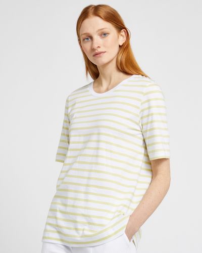 Carolyn Donnelly The Edit Lime Striped T-Shirt