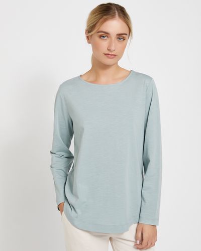Carolyn Donnelly The Edit Green Cotton Top