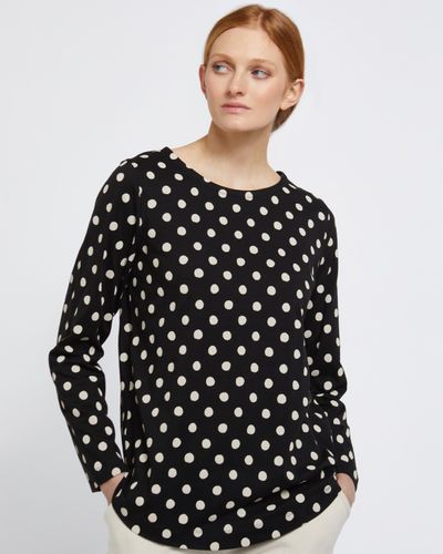 Carolyn Donnelly The Edit Spot Cotton Top