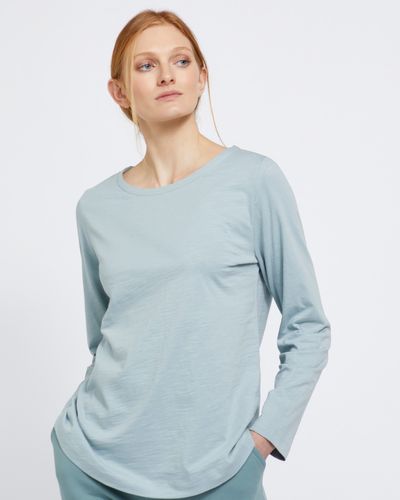 Carolyn Donnelly The Edit Blue Cotton Top