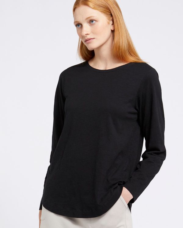 Carolyn Donnelly The Edit Black Cotton Top