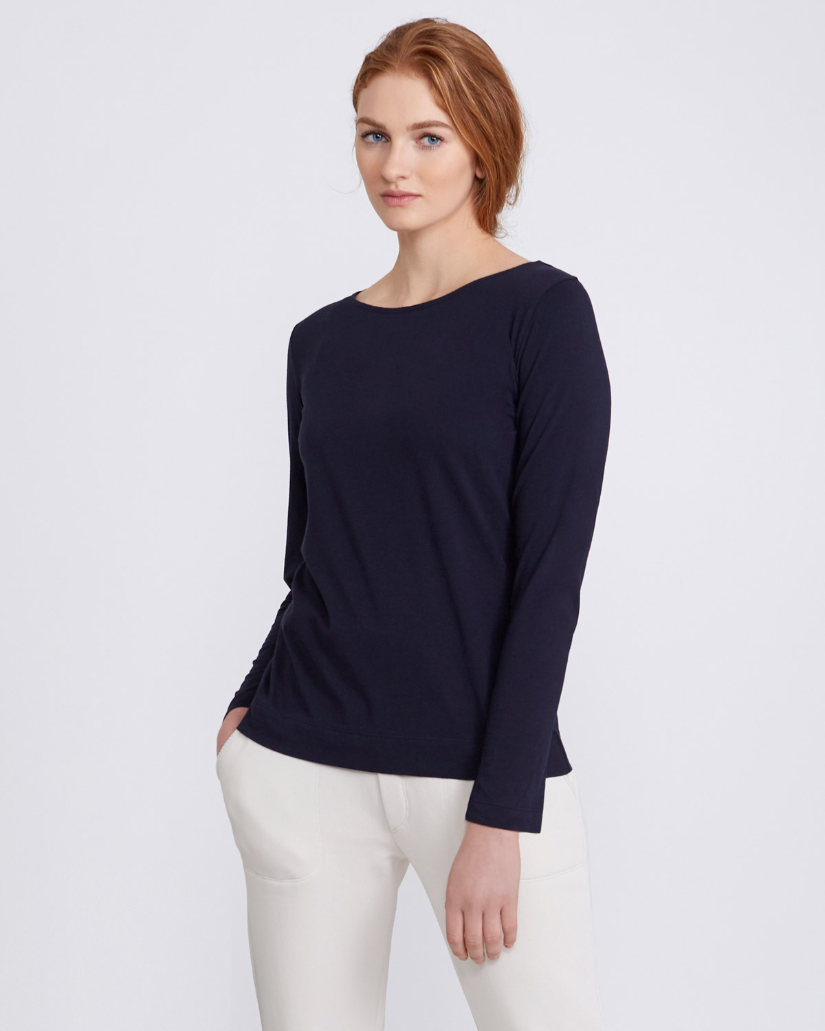 Dunnes Stores | Navy Carolyn Donnelly The Edit Long Sleeve Top
