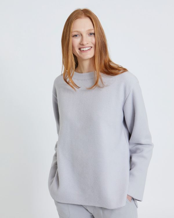 Carolyn Donnelly The Edit Brushed Cotton Sweater