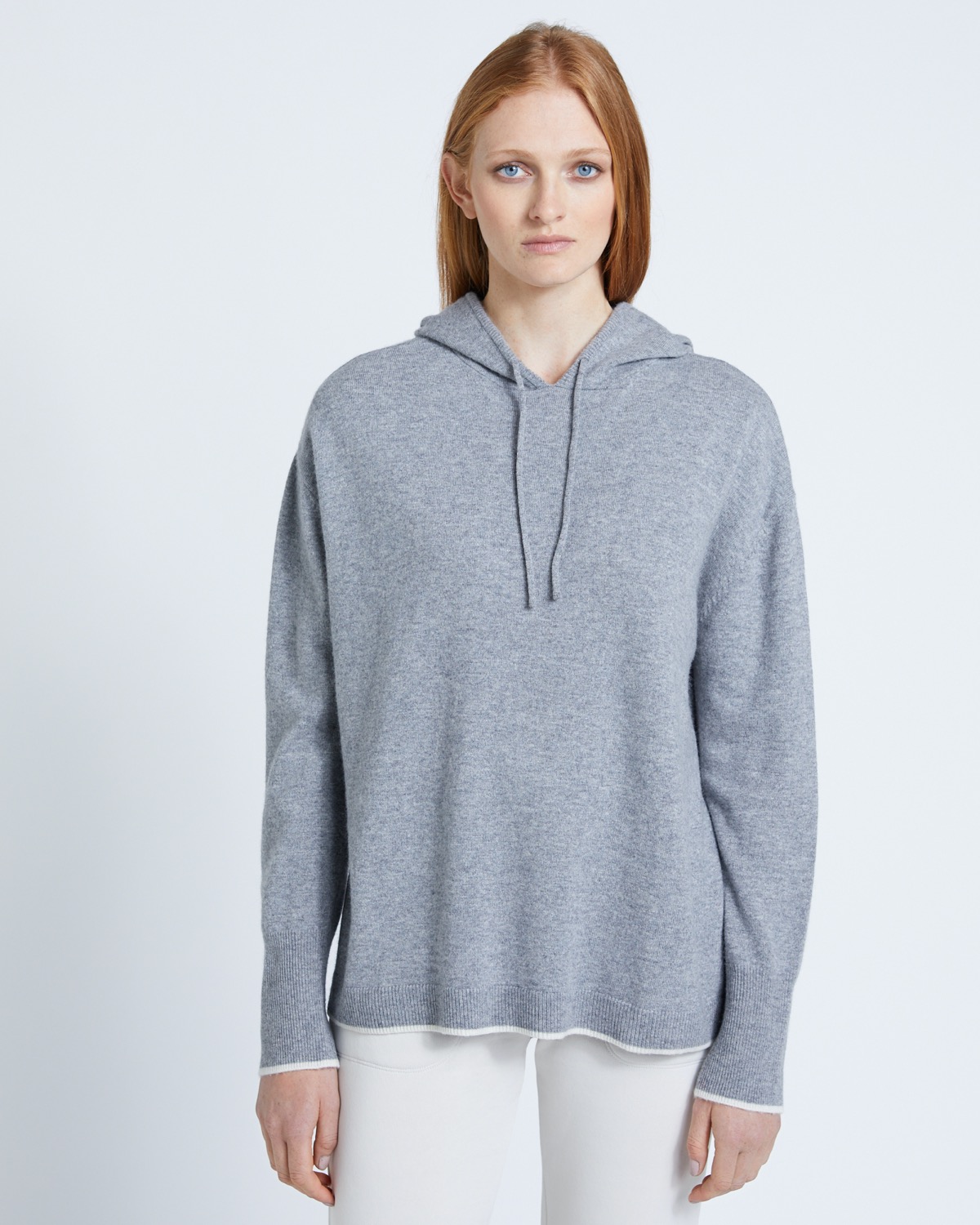 Dunnes Stores | Grey Carolyn Donnelly The Edit Cashmere Blend Hoodie