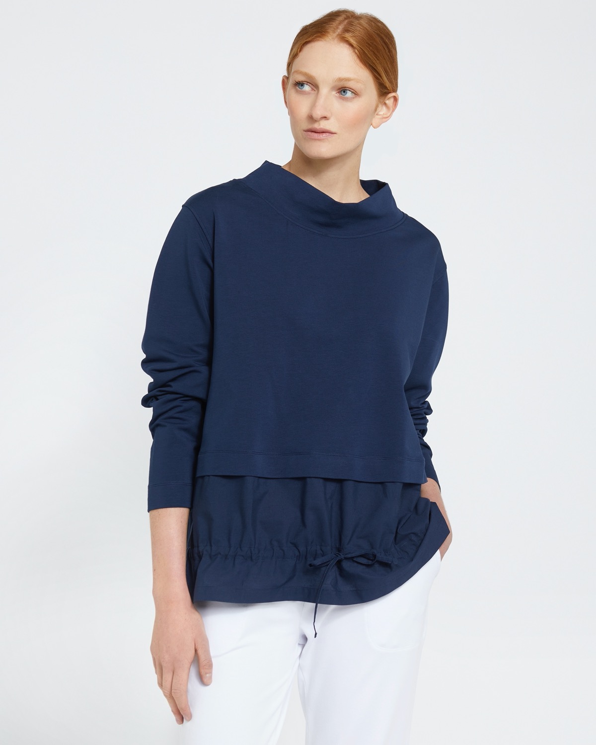 Dunnes Stores | Navy Carolyn Donnelly The Edit Tie Waist Sweatshirt