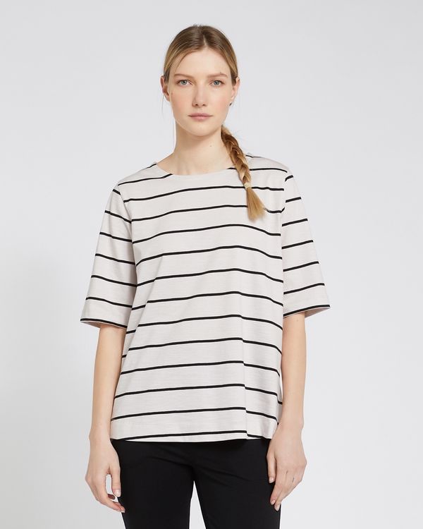 Carolyn Donnelly The Edit Stripe Cotton T-Shirt