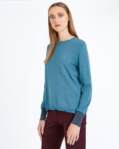 Carolyn Donnelly The Edit Stripe Cuff Sweater thumbnail