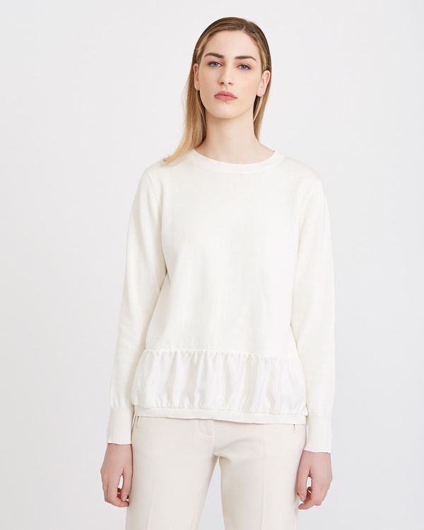 Carolyn Donnelly The Edit Cotton Gathered Hem Top