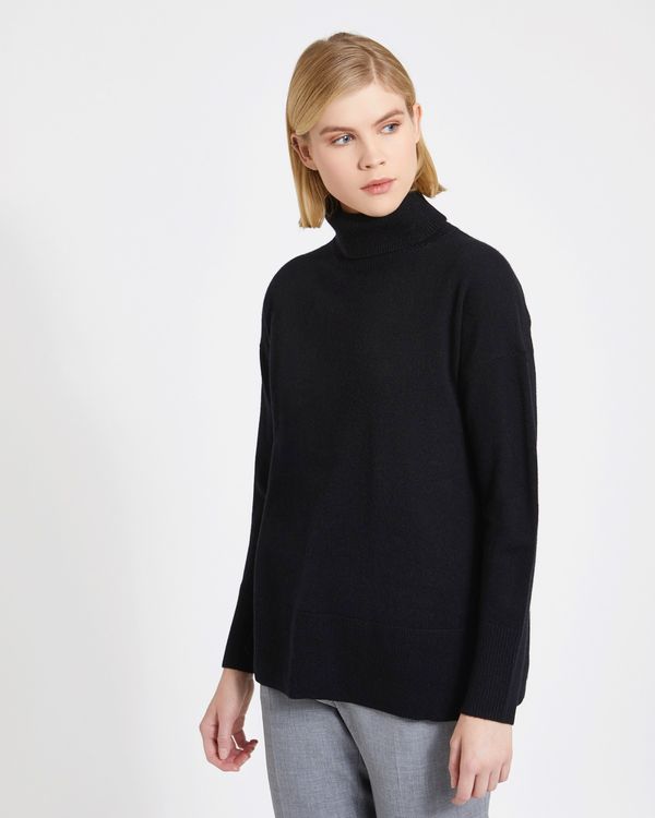Carolyn Donnelly The Edit Polo Cashmere Blend Sweater