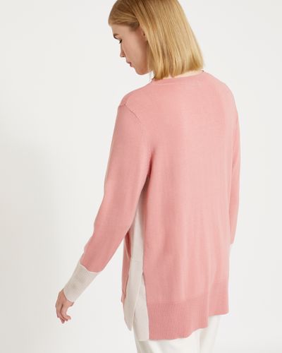 Carolyn Donnelly The Edit Side Contrast Merino Sweater thumbnail