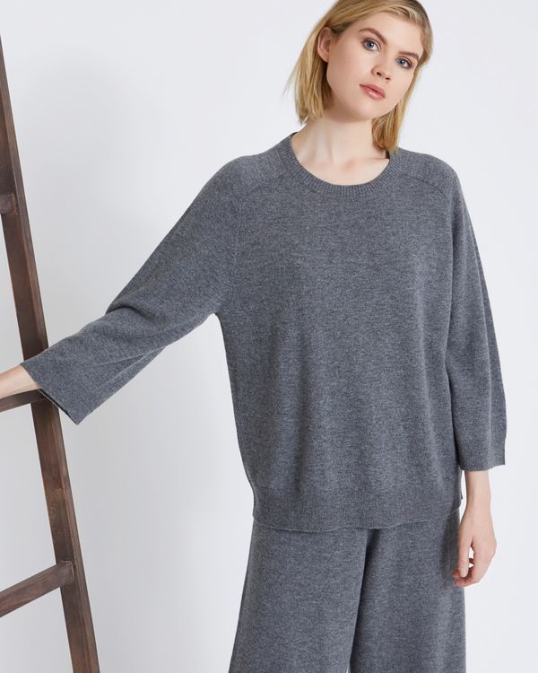 Carolyn Donnelly The Edit Cashmere Mix Raglan Sweater