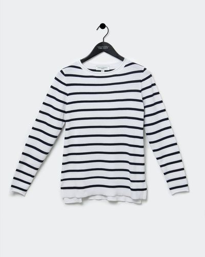 Carolyn Donnelly The Edit Stripe Cotton Sweater thumbnail