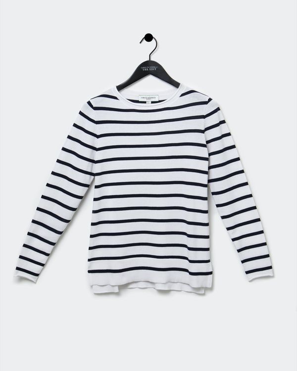 Carolyn Donnelly The Edit Stripe Cotton Sweater