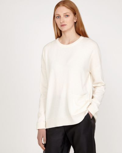 Carolyn Donnelly The Edit Cream Pocket Sweater thumbnail