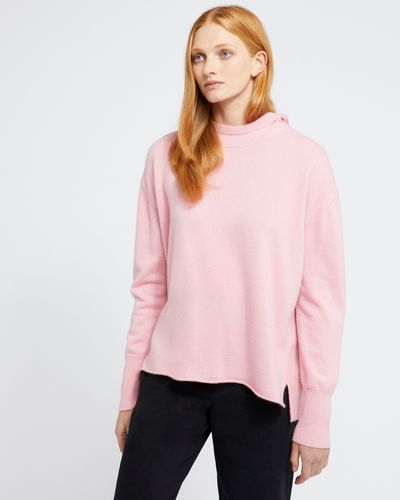 Carolyn Donnelly The Edit Cashmere Blend Pull Over Hoodie