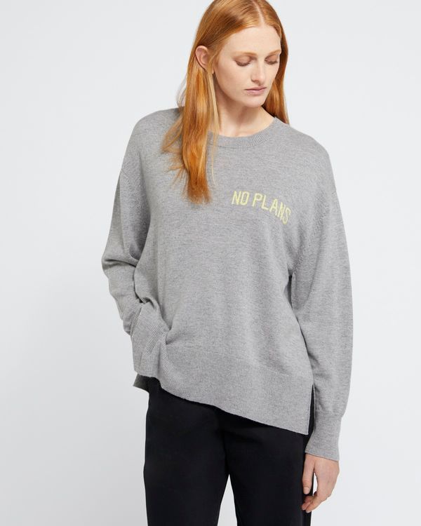 Dunnes Stores | Grey Carolyn Donnelly The Edit Wool/Cashmere Blend Sweater