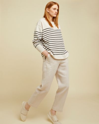 Carolyn Donnelly The Edit Stripe Pullover Sweater