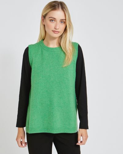 Carolyn Donnelly The Edit Cashmere Blend Crew Neck Tabard thumbnail
