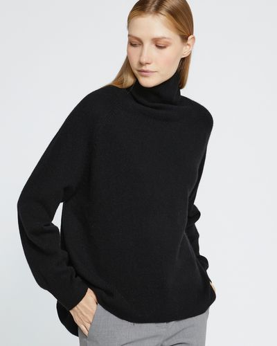 Carolyn Donnelly The Edit Cashmere Blend Polo Sweater