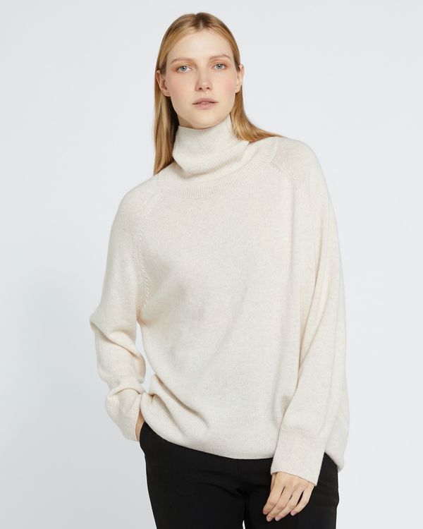 Dunnes Stores | Oatmeal Carolyn Donnelly The Edit Cashmere Blend Polo ...