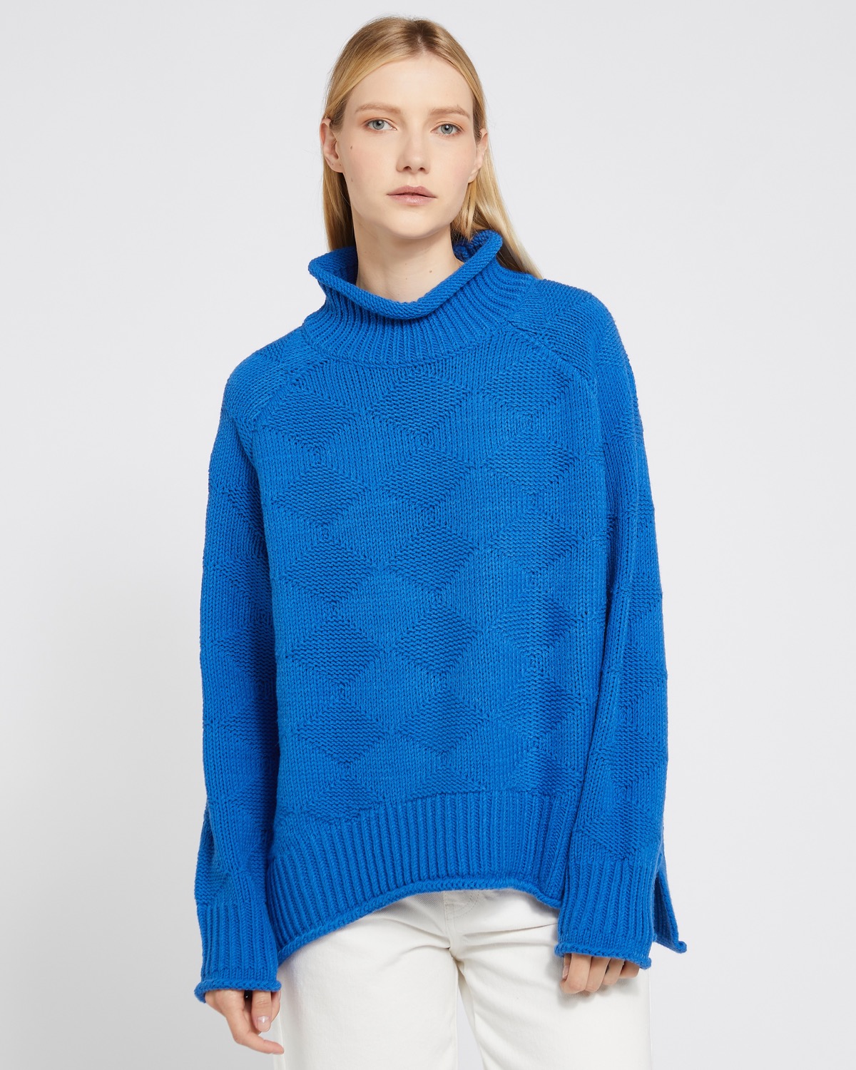Dunnes Stores | Cobalt-blue Carolyn Donnelly The Edit Diamond Stitch ...