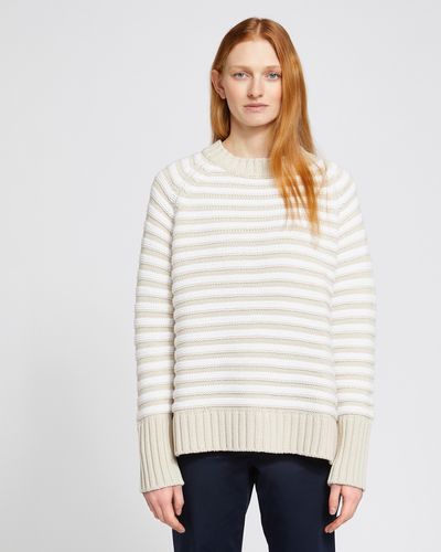 Carolyn Donnelly The Edit Stripe Crew Neck Sweater