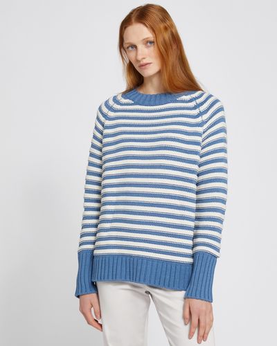 Carolyn Donnelly The Edit Stripe Crew Neck Sweater