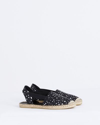 Carolyn Donnelly The Edit Printed Leather Espadrilles thumbnail