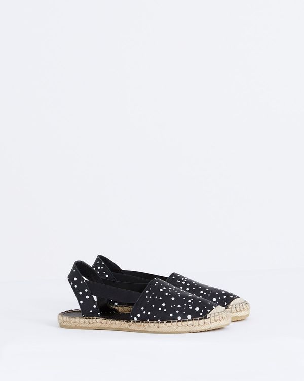 Carolyn Donnelly The Edit Printed Leather Espadrilles