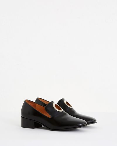 Carolyn Donnelly The Edit Black Circle Loafer thumbnail
