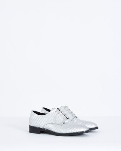Carolyn Donnelly The Edit Silver Brogues thumbnail