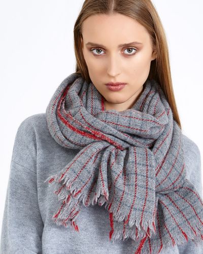 Carolyn Donnelly The Edit Wool Check Scarf thumbnail