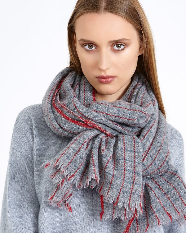 Carolyn Donnelly The Edit Wool Check Scarf