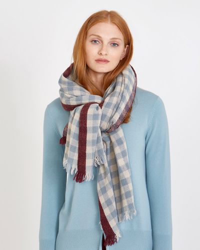 Carolyn Donnelly The Edit Gingham Check Scarf thumbnail