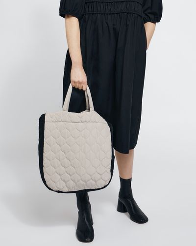 Carolyn Donnelly The Edit Beige Quilted Bag
