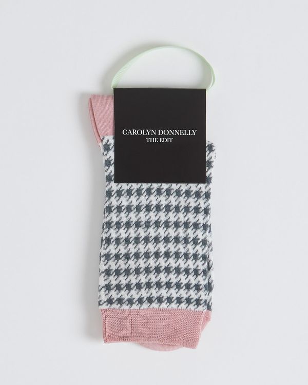 Carolyn Donnelly The Edit Houndstooth Socks