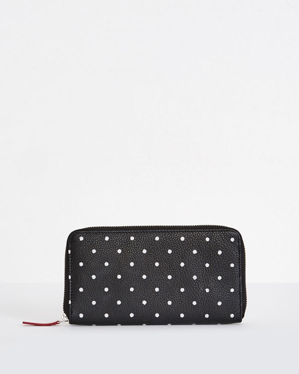 Carolyn Donnelly The Edit Leather Spot Wallet
