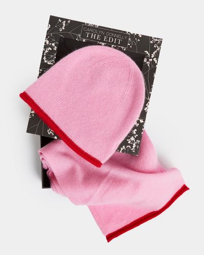 Carolyn Donnelly The Edit Pink Cashmere Blend Gift Set