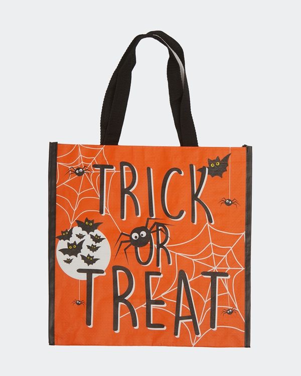 Dunnes Stores | Orange Trick-Or-Treat Woven Halloween Bag