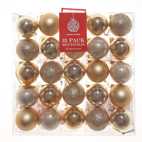 Mini Baubles - Pack Of 25