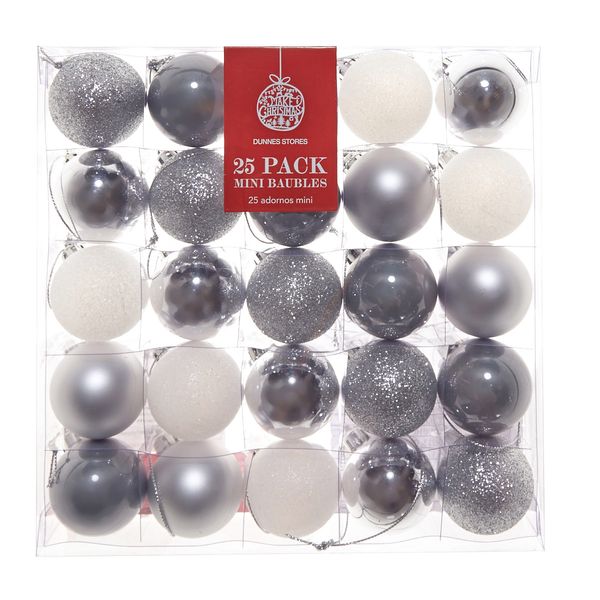 Mini Baubles - Pack Of 25