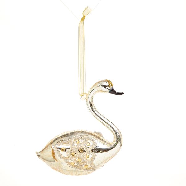 Gold Swan Hanging Decoration