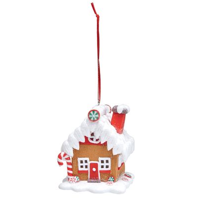 LED 3D Gingerbread House Hanging Decoration thumbnail