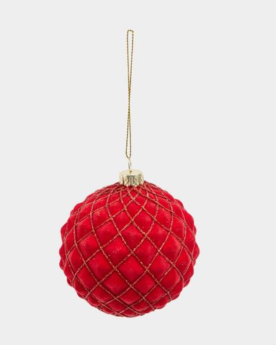 Quilted Bauble Decoration thumbnail