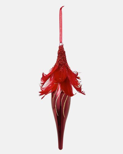 Red Feather Finial Decoration thumbnail