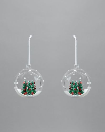 Glass Christmas Tree - Pack Of 2 thumbnail
